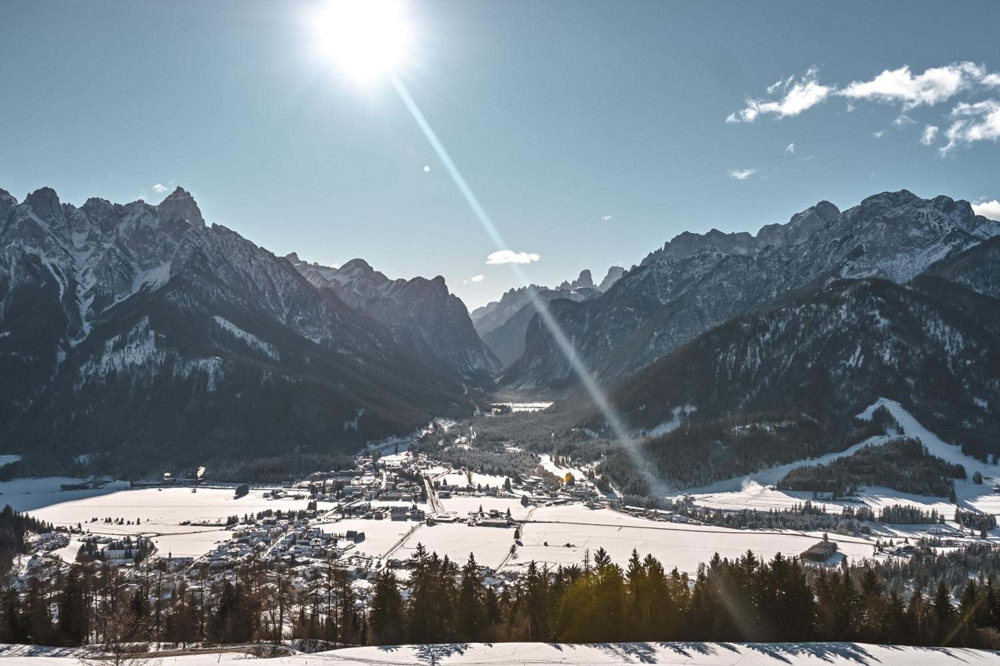 Marerhof Appartement Toblach Buitenkant foto